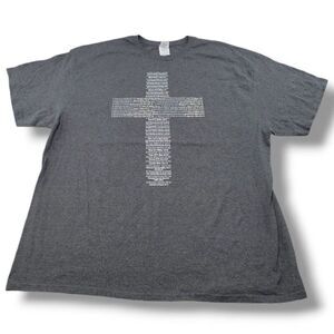 Delta Pro Weight Shirt Size 3XL Jesus Tee Holy Cross Bible Verses Graphic Print